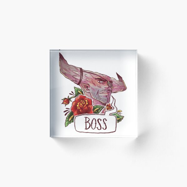 BOSS BULL Acrylic Block
