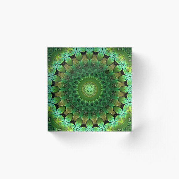 Greenery II Acrylic Block
