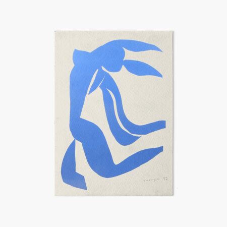 Henri Matisse,Le chevelure från 1952, Blue Hair Artwork, Men, Women, Youth Art Board Print