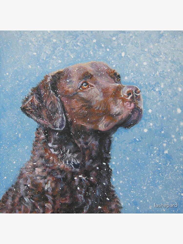 Chesapeake Bay Retriever Fine Art Painting by lashepard