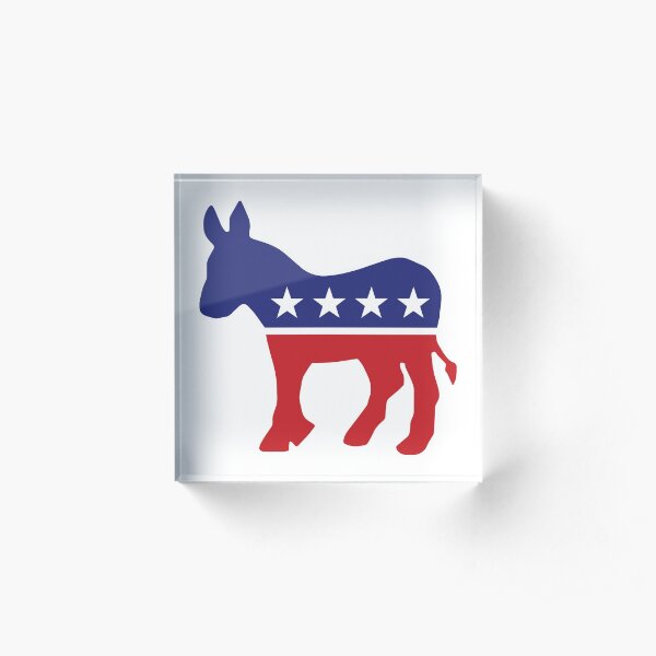 Democrat Original Donkey Acrylic Block