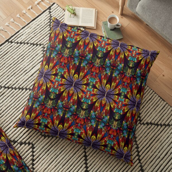 Cool Flower Floor Pillow