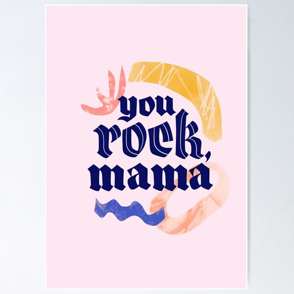 Item preview, You rock mama lettering designed and sold by orugasan.