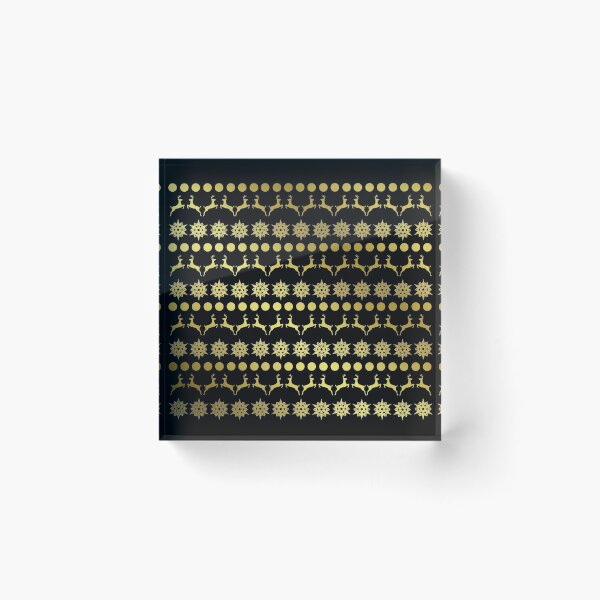 Item preview, Black and Gold Christmas designed and sold by Woof & Whimsy.