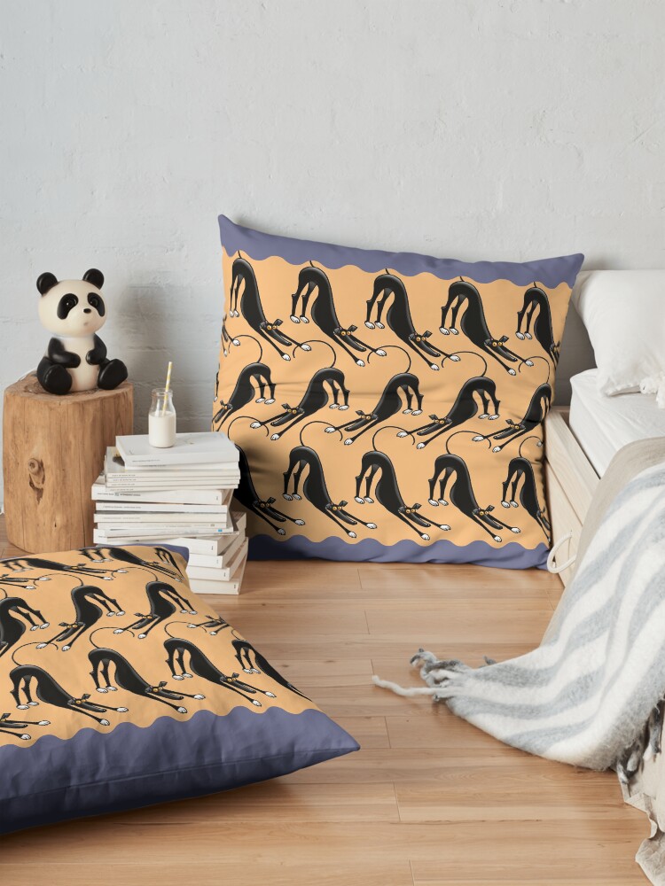 Alternate view of Bowdown pattern Floor Pillow