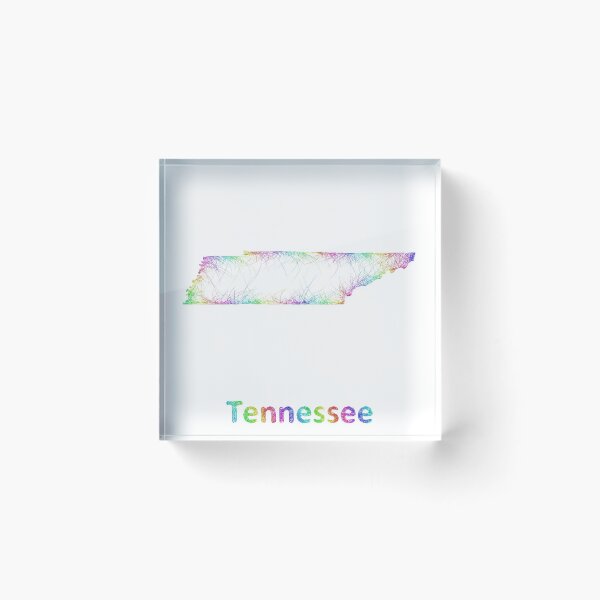 Item preview,  Rainbow Tennessee map designed and sold by davidzydd.