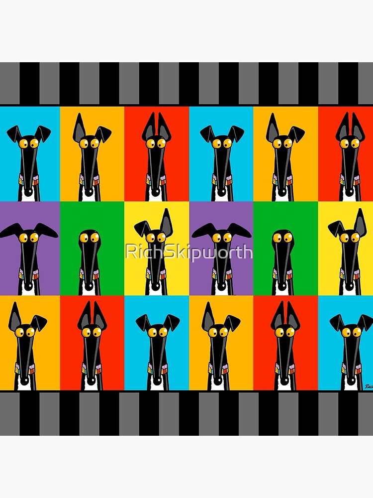 Greyhound Semaphore with border by RichSkipworth