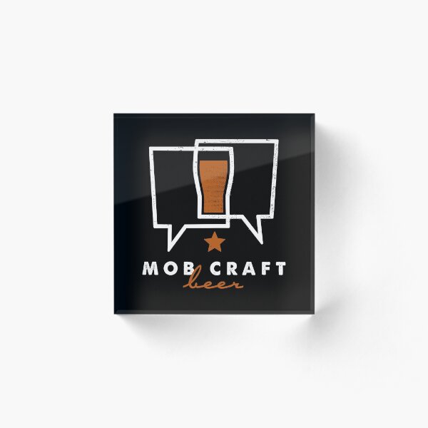MobCraft Logo Acrylic Block