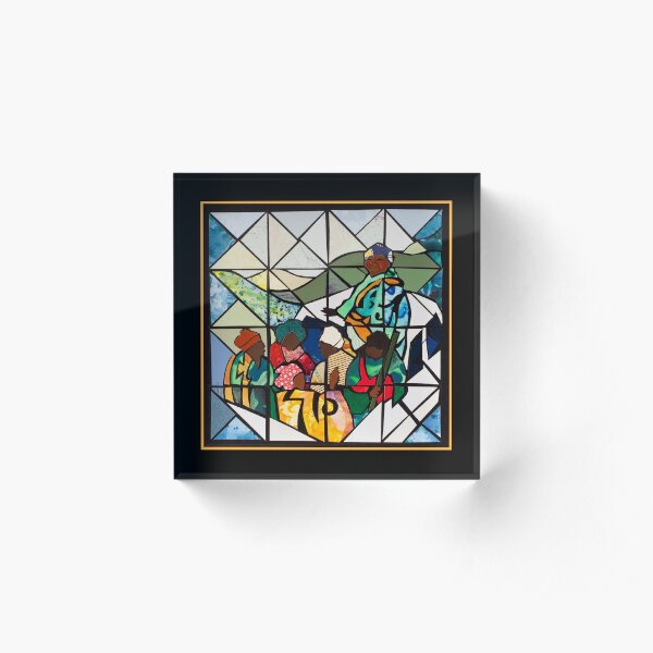 Lesotho Women Acrylic Block