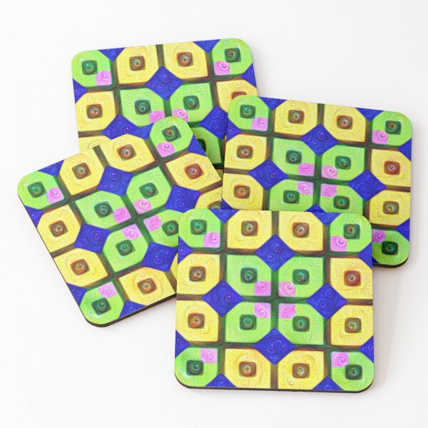 Item preview, #DeepDream Color Squares Visual Areas 5x5K v1448352654 designed and sold by blackhalt.