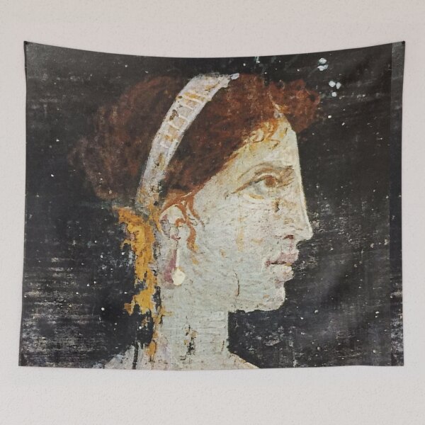 Item preview, Posthumous painted portrait of Cleopatra VII of Egypt, from Herculaneum, Italy designed and sold by Vintage Designs +.