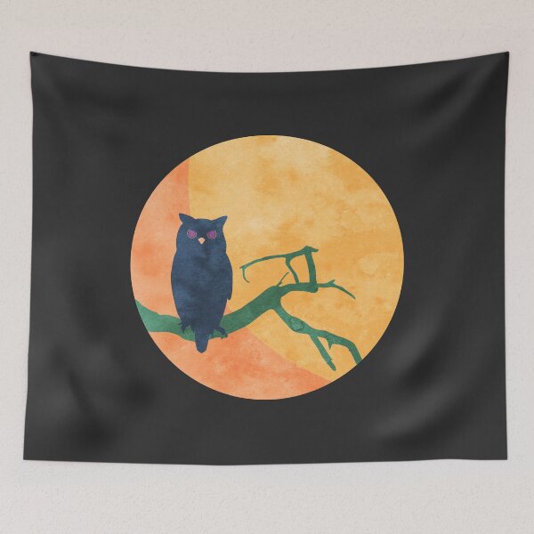 Item preview, Owl & Full Moon Unisex designed and sold by BoreeDome.