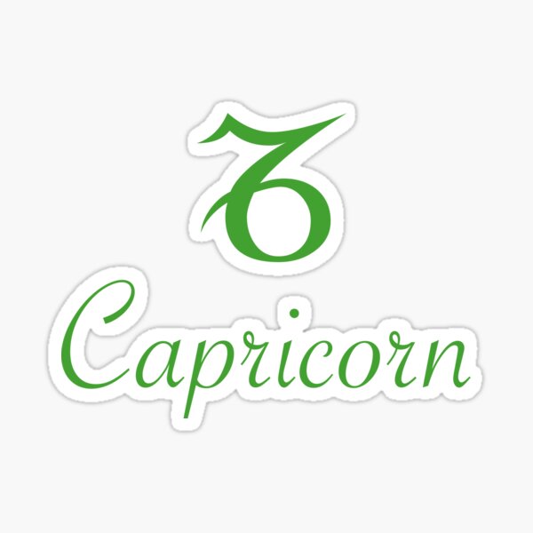 Capricorn: The Sea Goat Astrological Symbol Sticker