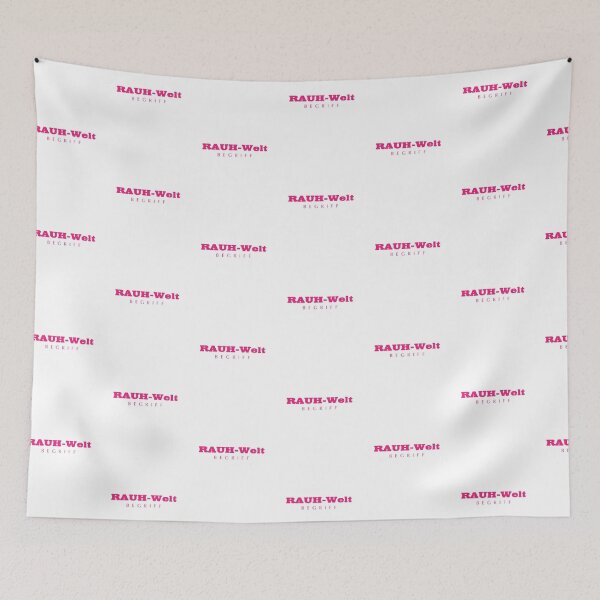 Item preview, RWB Rauh Welt Begriff Pink Logo designed and sold by Too Sweet.