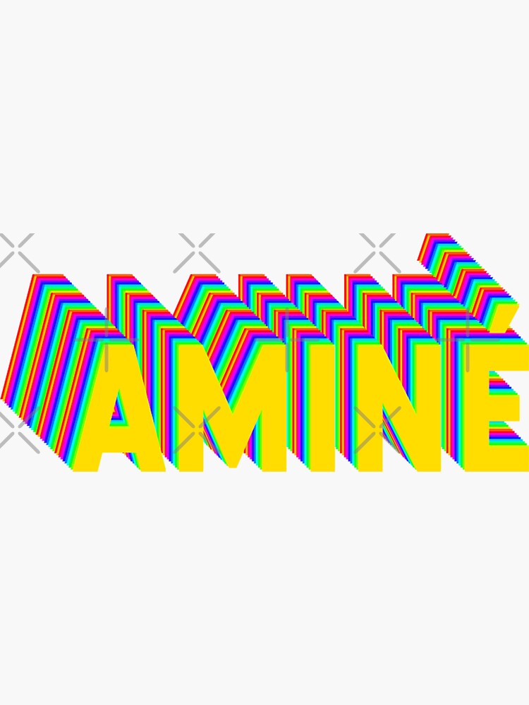Amine Sticker for Sale by KH-Designs