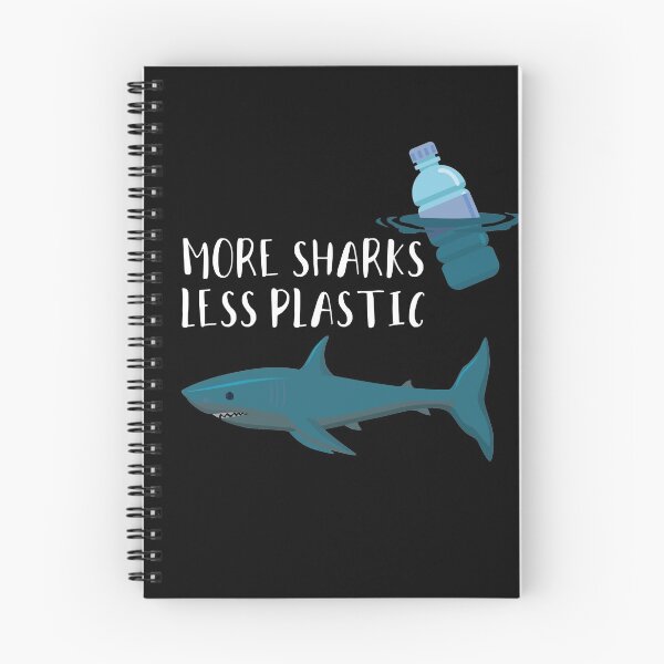 Item preview, More Sharks Less Plastics designed and sold by MooonTees.