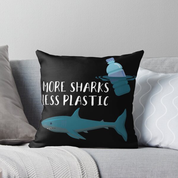 Item preview, More Sharks Less Plastics designed and sold by MooonTees.