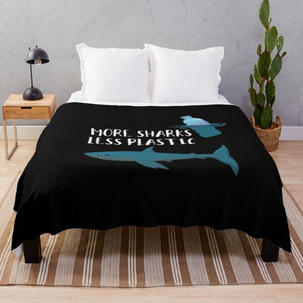 Item preview, More Sharks Less Plastics designed and sold by MooonTees.