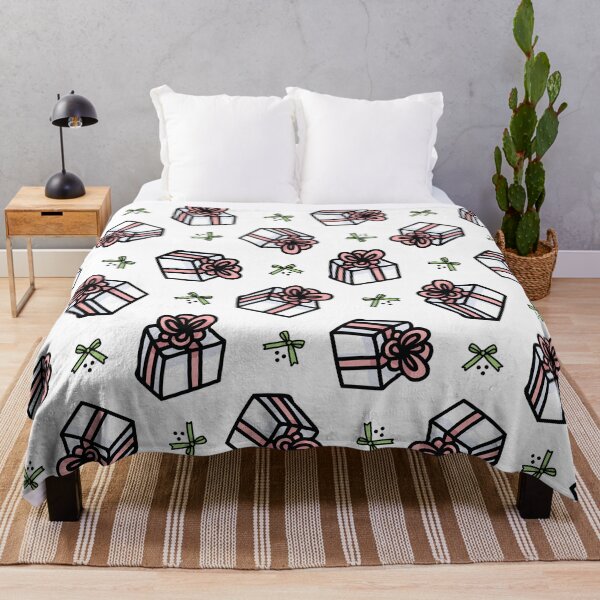 Item preview, Cute red present box cartoon seamless pattern. designed and sold by Limolida.