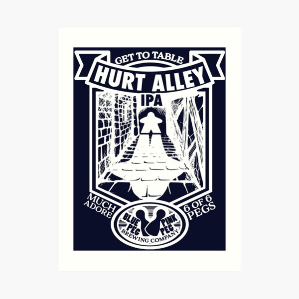 Hurt Alley Art Print