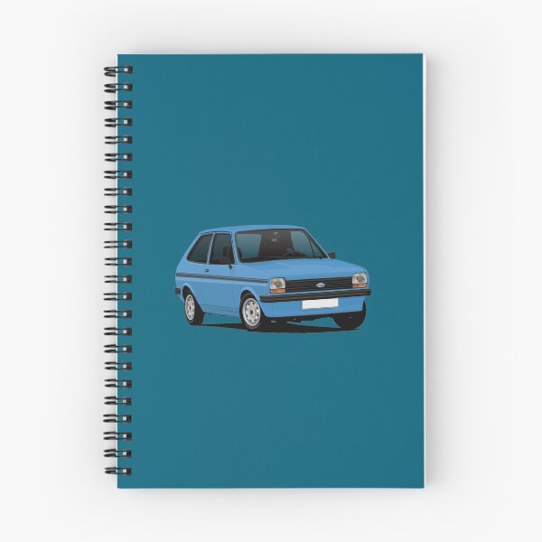 Item preview, Cornering Fiesta Mk1 - blue - black stripes designed and sold by knappidesign.
