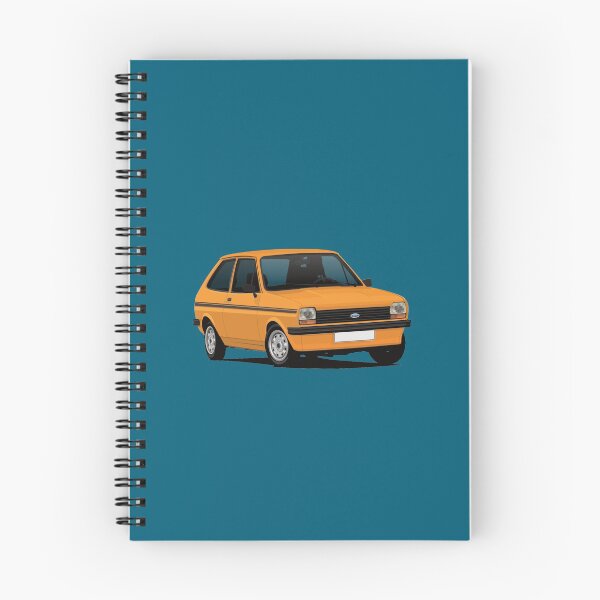 Item preview, Cornering Fiesta Mk1 - orange - black stripes designed and sold by knappidesign.