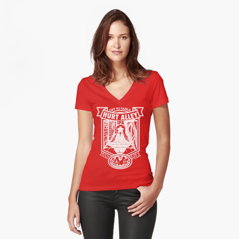 Item preview, Fitted V-Neck T-Shirt designed and sold by RobbR.