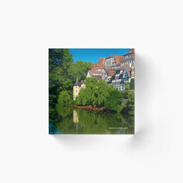 Höderlin Tower, Tübingen, Germany Acrylic Block