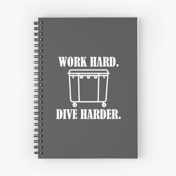 Item preview, Work Hard - Dive Harder designed and sold by WordvineMedia.
