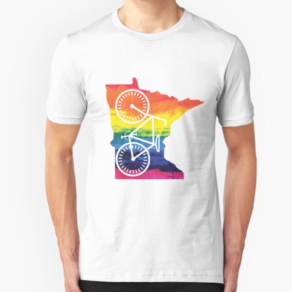 Minnesota Pride Bike Slim Fit T-Shirt