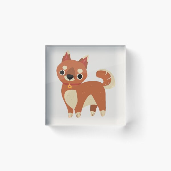 Shiba Inu Acrylic Block
