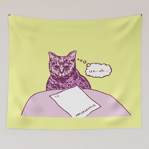 Item preview, Dissertation Cat designed and sold by GOATS GEAR.