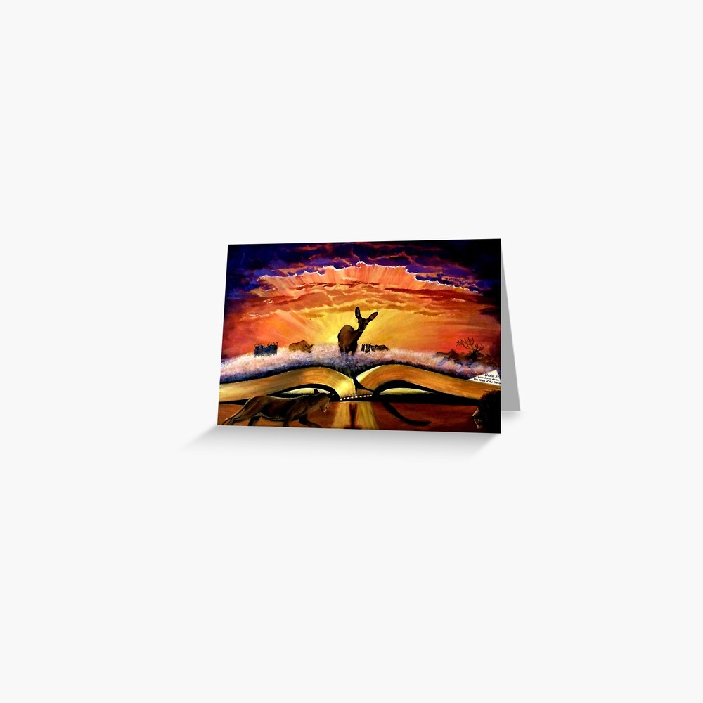 The Hind of the Dawn - Psalm 22 - Greeting Card (Blank) Greeting Card