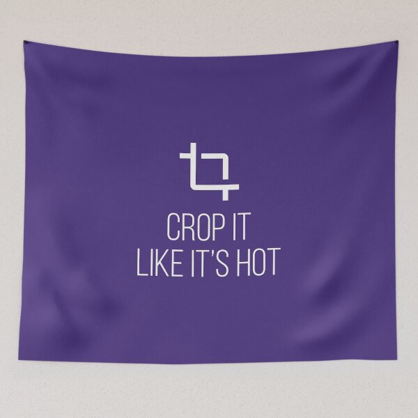 Item preview, Crop It Like It's Hot designed and sold by WordvineMedia.