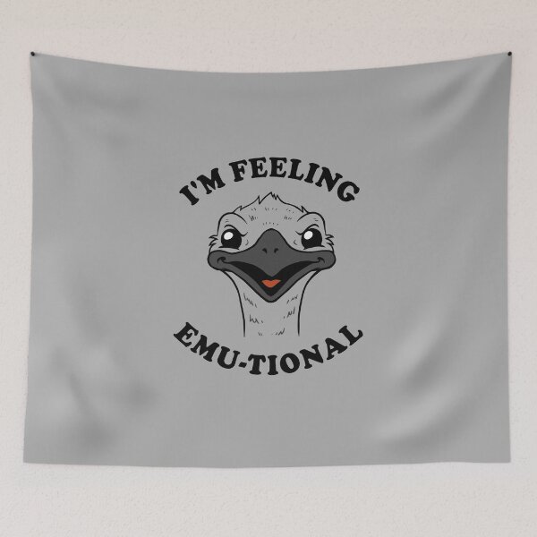 Item preview, I'm Feeling Emu-tional designed and sold by Yipptee Shirts.
