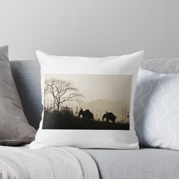Item preview, Asian Elephants Trekking In The Jungle Photograph designed and sold by VintCam.