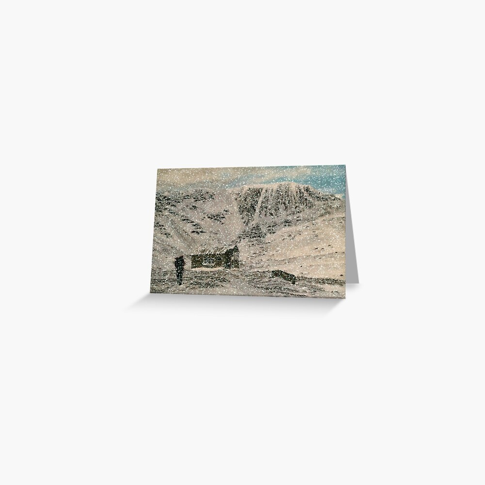 Snowy Scottish Highlands Greeting Card (Blank) Greeting Card