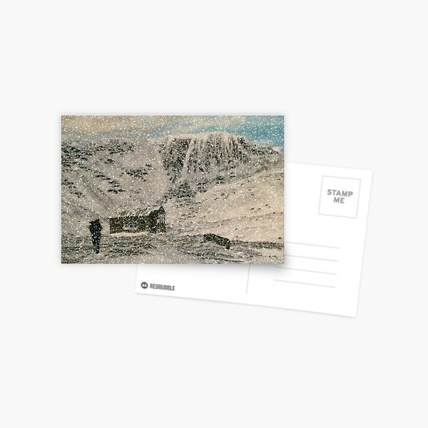 Snowy Scottish Highlands Greeting Card (Blank) Postcard