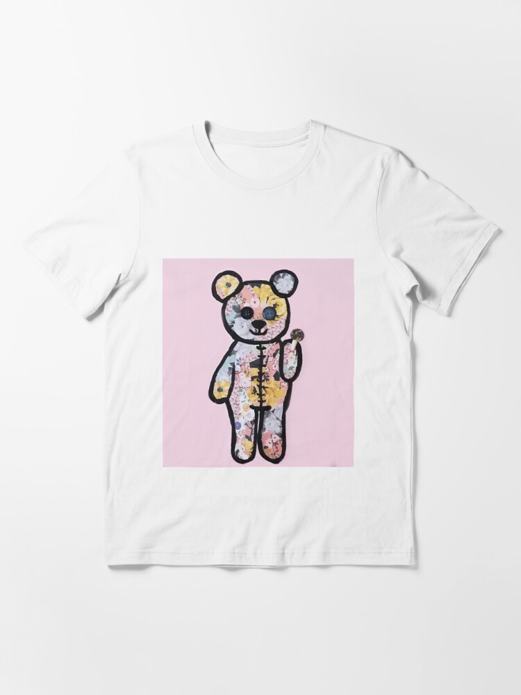 teddy bear with printed t shirt