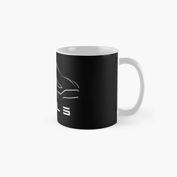 Tesla Model 3 Car Enthusiast Design Classic Mug