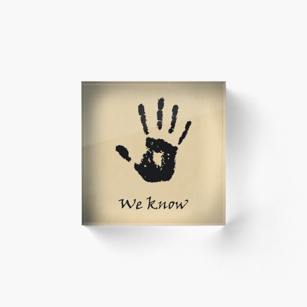 Dark Brotherhood Acrylic Block