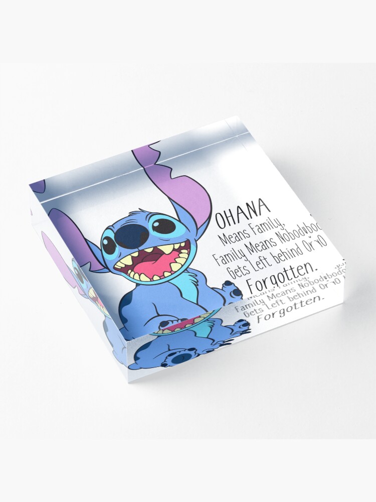 Alternate view of lilo and stitch Acrylic Block