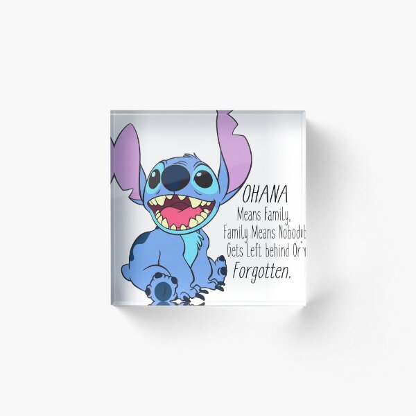 lilo and stitch Acrylic Block