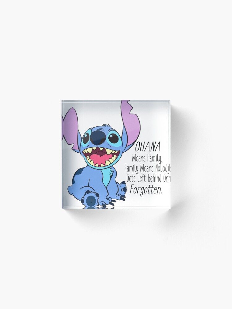 Alternate view of lilo and stitch Acrylic Block