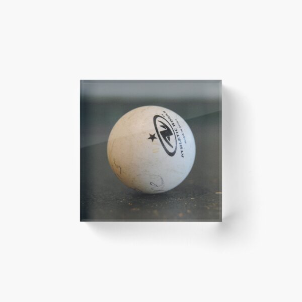 Ping Pong Acrylic Block