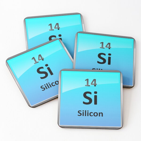 Item preview, Silicon Element Tile - Periodic Table designed and sold by sciencenotes.