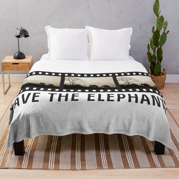 Item preview, Save The Elephants In The Jungle Triptych Photograph designed and sold by VintCam.