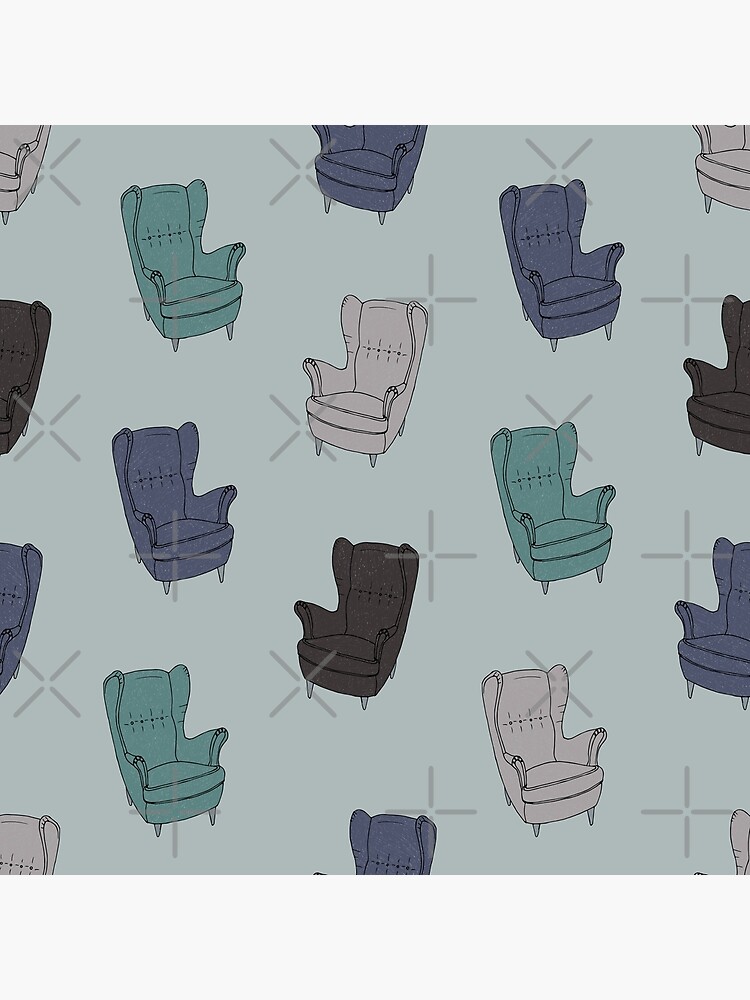 Seventies Armchair Pattern - Version 2 by PrintablesP