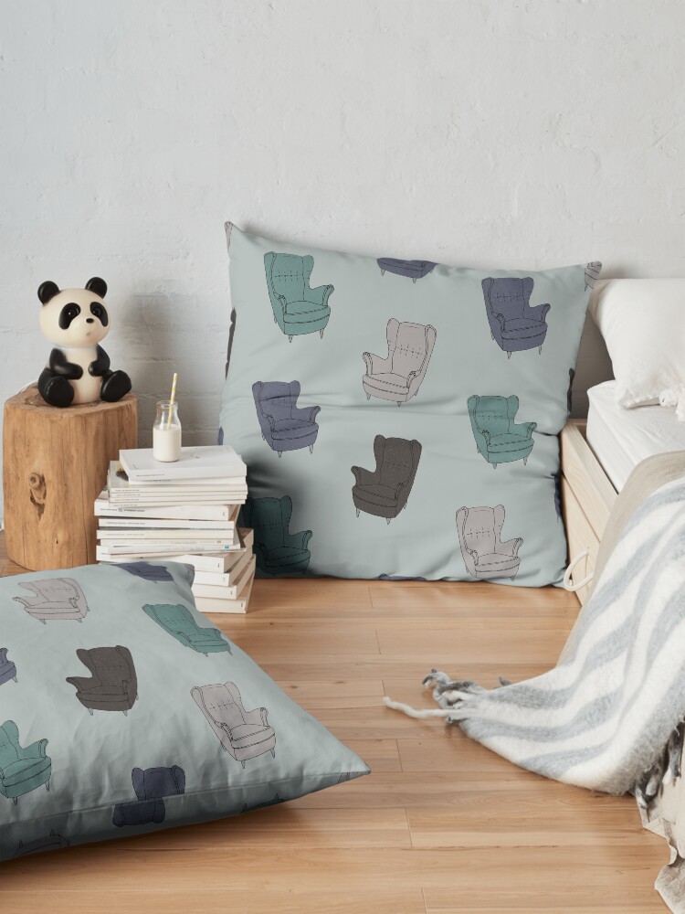 Alternate view of Seventies Armchair Pattern - Version 2 Floor Pillow