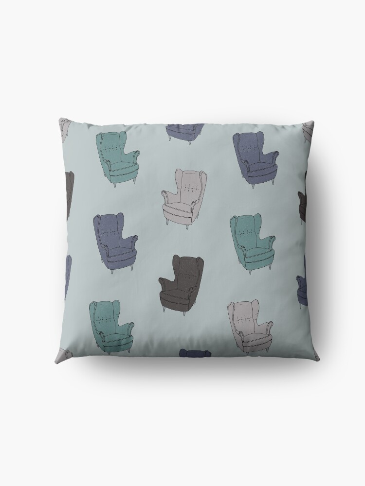 Alternate view of Seventies Armchair Pattern - Version 2 Floor Pillow
